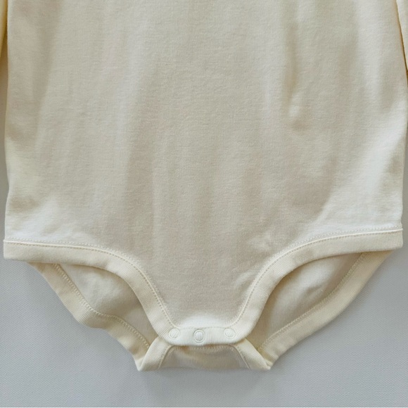 Gymboree 2005 Toddler Girl 3T Cream Bunny Long Sleeve Bodysuit - Picture 4 of 6